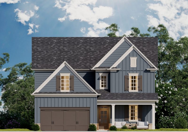 The Alexander floor plan home rendering at Parkview Landing by Three Rivers Homes