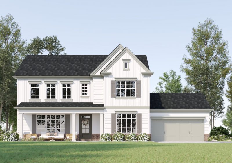 The Sydney floor plan home rendering at Parkview Landing by Three Rivers Homes