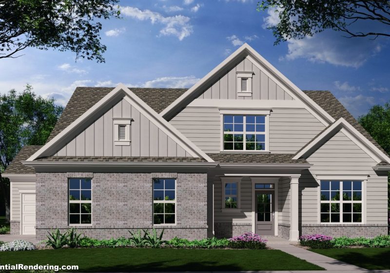 The Longleaf ranch floor plan at Windy Lake Manor, Jefferson GA